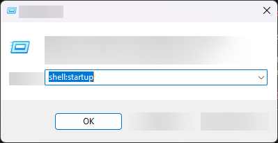 Den Autostart-Ordner in Windows per shell:startup im Ausführdialog finden